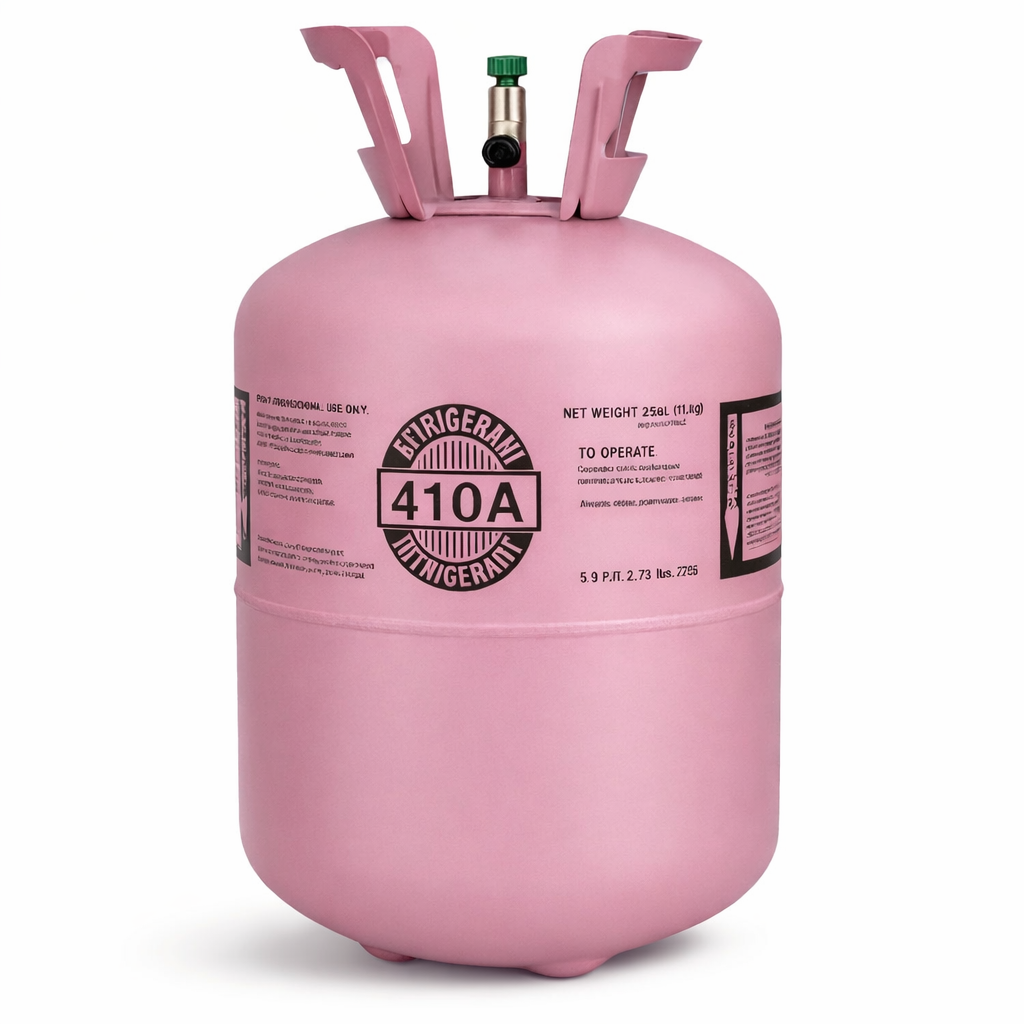 R-410A Refrigerant Gas 25 lb Cylinder for HVAC AC Systems – New Factory Sealed